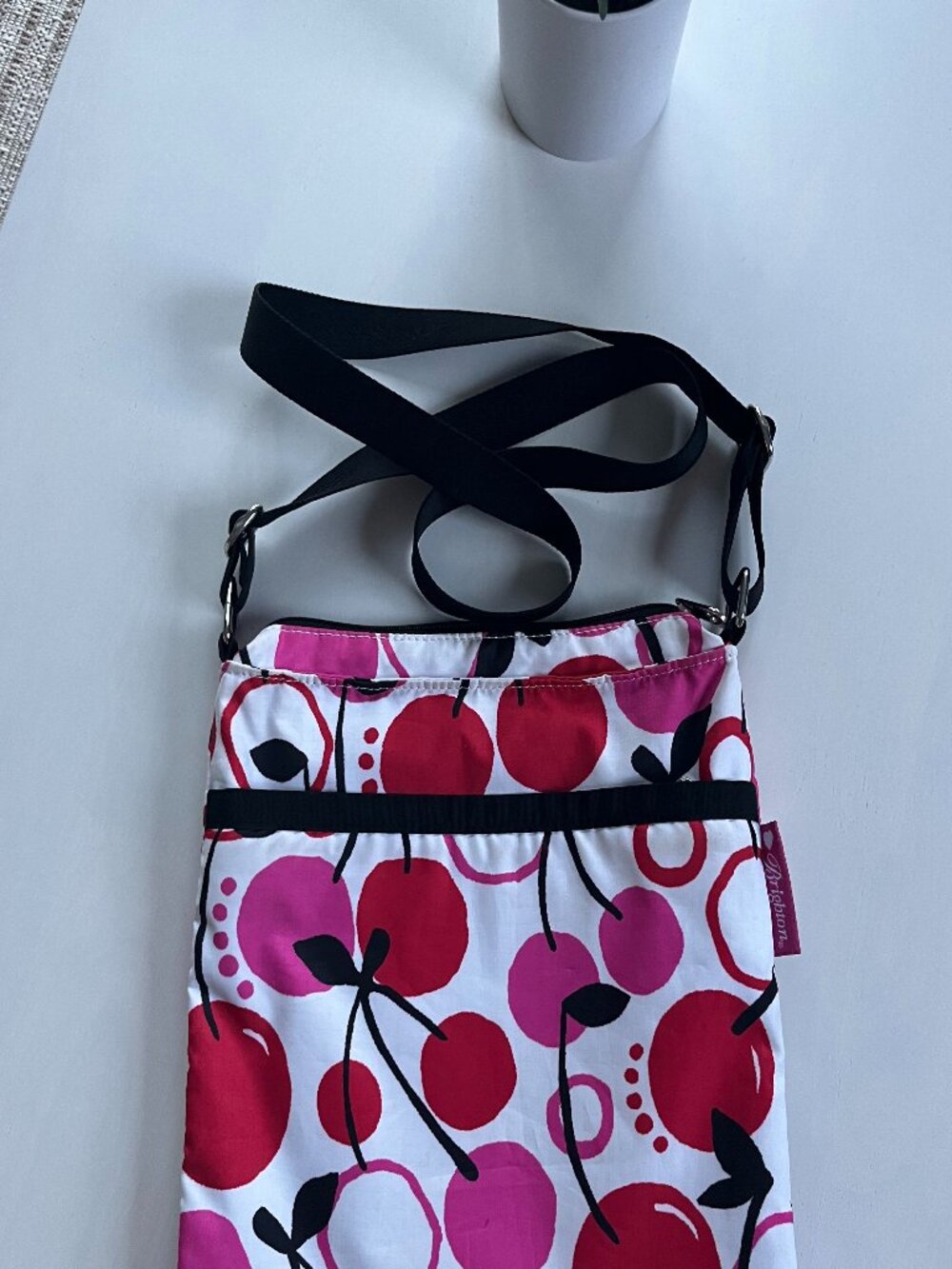BRIGHTON CHERRY PRINT Swifty Crossbody